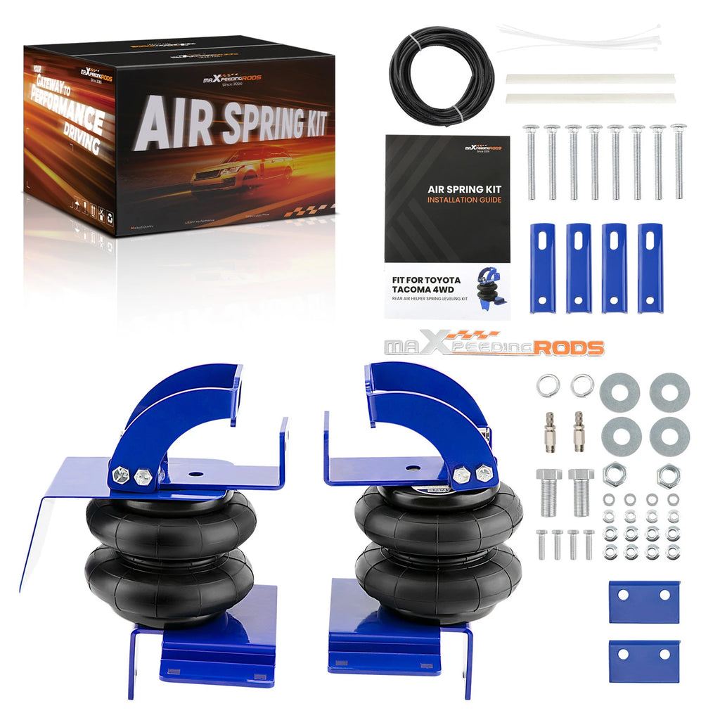 Toyota Tacoma Pre-Runner 2WD 4WD Rear Air Spring Suspension Bag Leveling Kit up to 5000 LBS 2005-2023