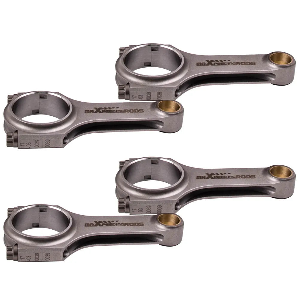 Austin Mini Cooper / Marcos / MG / Riley / Vanden 1275cc A-Series Floating Pin Piston H-Beam Connecting Rods