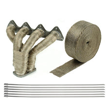 Load image into Gallery viewer, Manifold Header Exhaust Thermal Heat Tape Wrap Roll Heat Insulating Wrap
