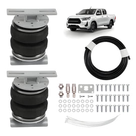 Toyota Land Cruiser V8 70/76/78/79 VDJ79 Rear Air Suspension Leaf Spring Bag Load Assist Helper Kit 2009+