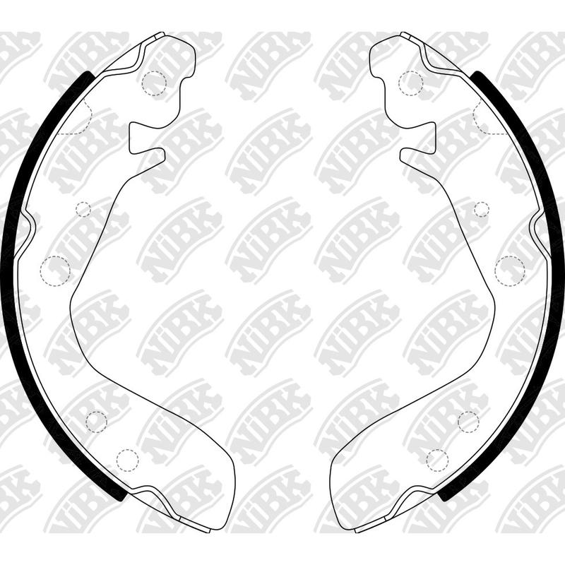 NIBK FN5534 Honda Fit Fit Aria Jazz Brake Pads
