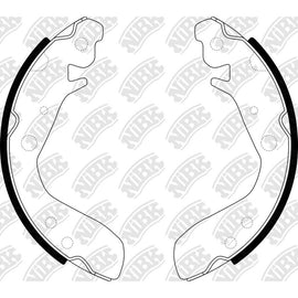 NIBK FN5534 Honda Fit Fit Aria Jazz Brake Pads