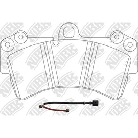 Front Brake Pads For Audi Porsche Volkswagen NIBK PN0346W