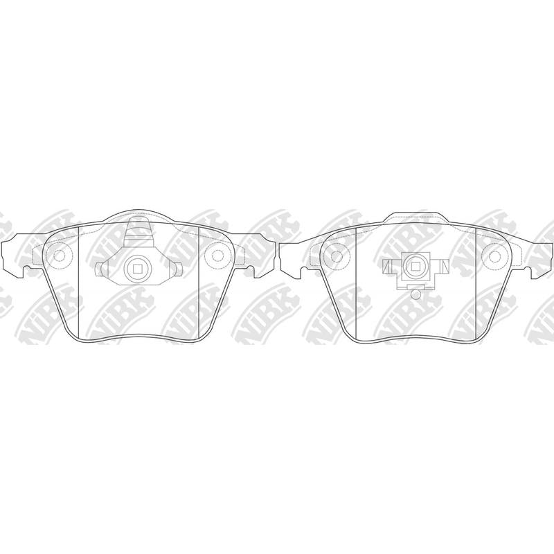 Front Brake Pads For Audi Ford Mazda Saab Volvo