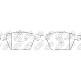 Front Brake Pads For Audi Ford Mazda Saab Volvo