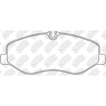 Load image into Gallery viewer, Rear Brake Pads For Mercedes-Benz NIBK PN0653
