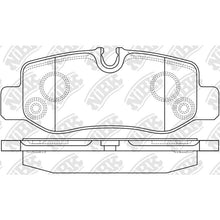 Load image into Gallery viewer, Rear Brake Pads For Mercedes-Benz NIBK PN0654