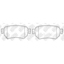 Load image into Gallery viewer, Rear Brake Pads For Mazda NIBK PN0673