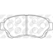 Load image into Gallery viewer, Front Brake Pads For Lexus Toyota