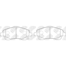 Load image into Gallery viewer, NIBK PN1233 Front Brake Pads For Toyota