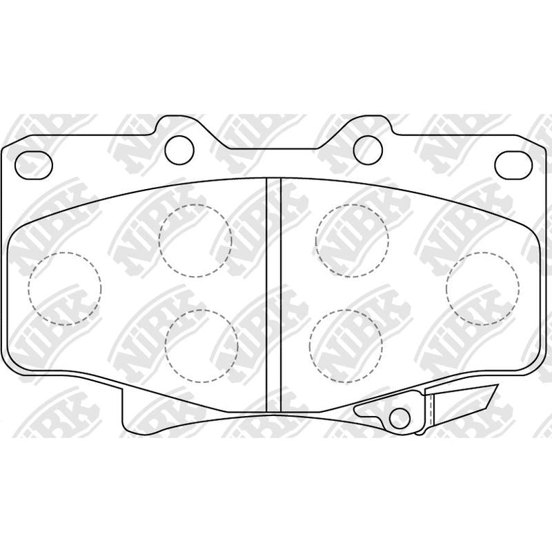 Front Brake Pads For Lexus Toyota