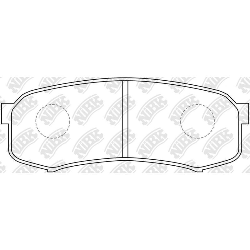 Rear Brake Pads For Lexus Mitsubishi Toyota