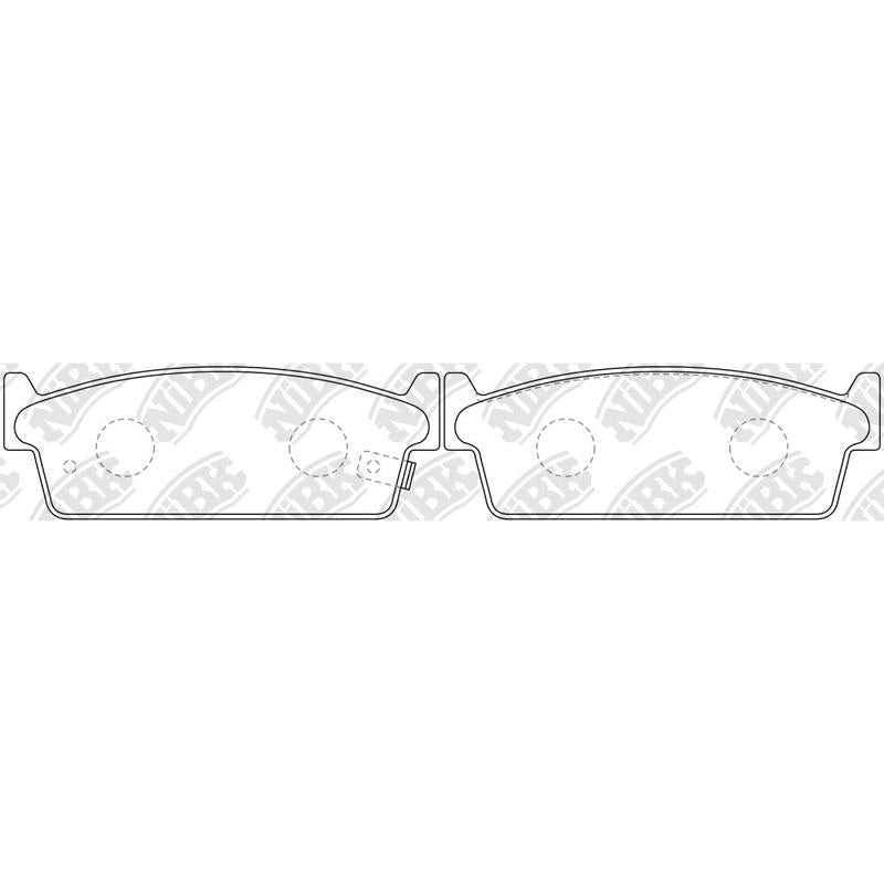 Rear Brake Pads For Nissan