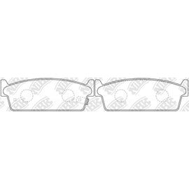 Rear Brake Pads For Nissan