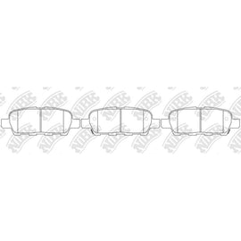 Rear Pads For Infiniti Nissan Suzuki