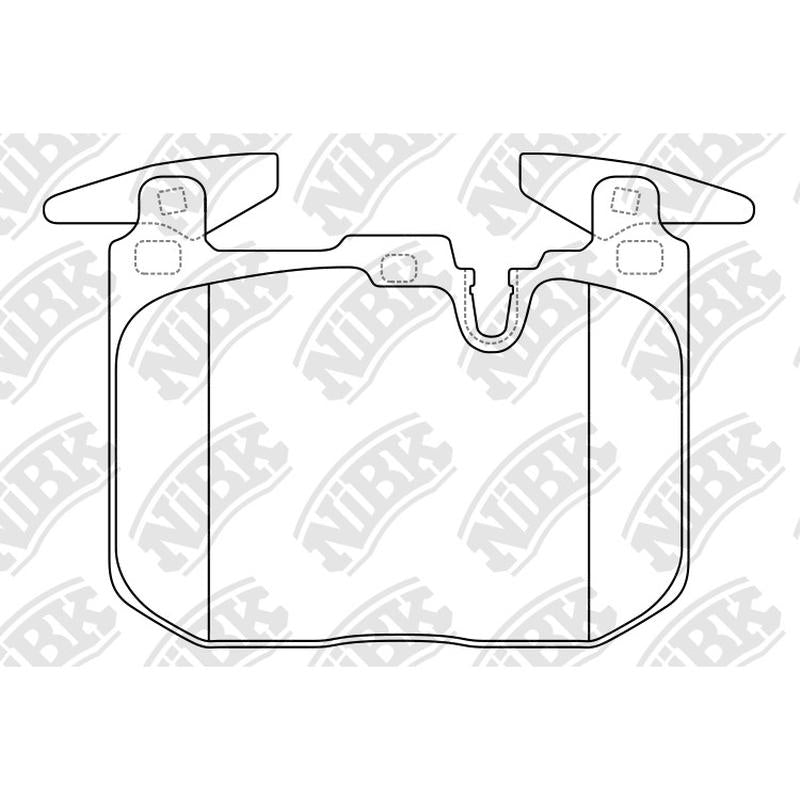 Front Brake Pads For BMW NIBK PN32003
