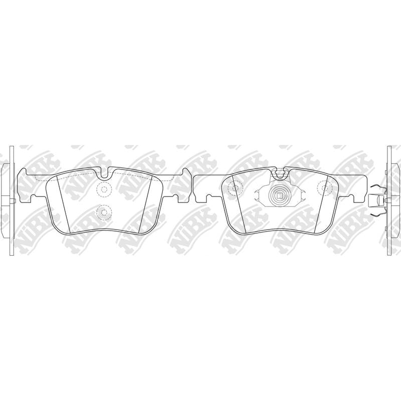 Front Brake Pads For BMW NIBK PN32005