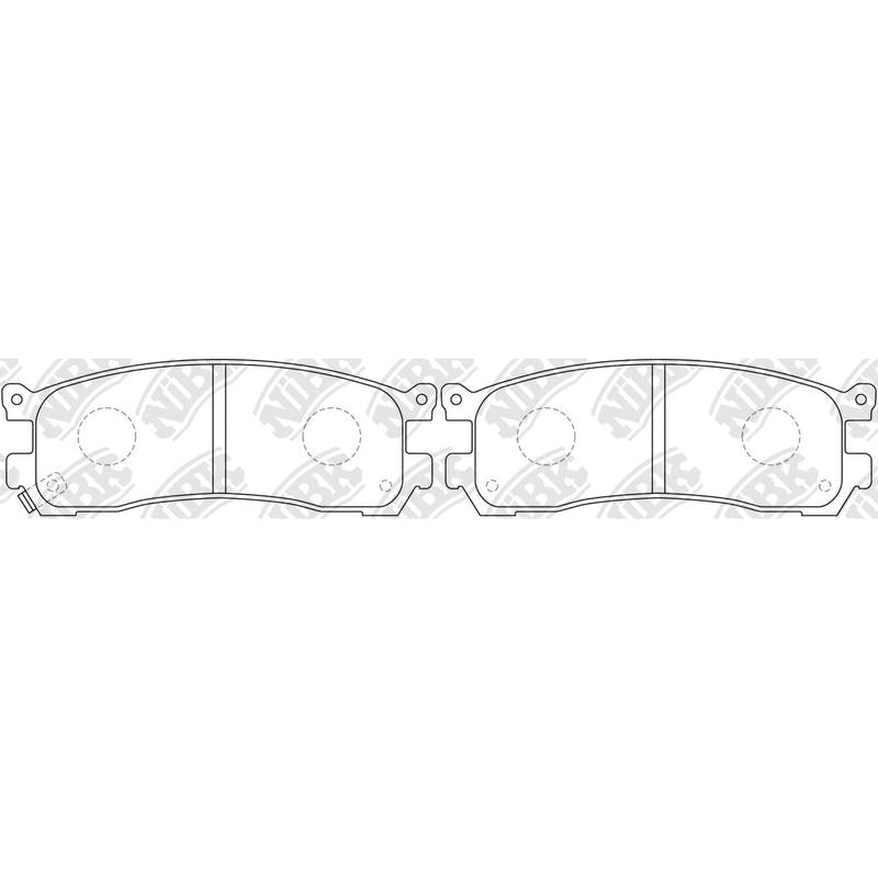 Rear Brake Pads For Mazda NIBK PN5290