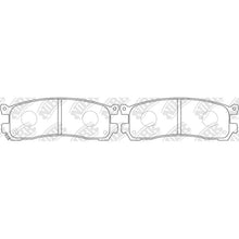 Load image into Gallery viewer, Rear Brake Pads For Mazda NIBK PN5290