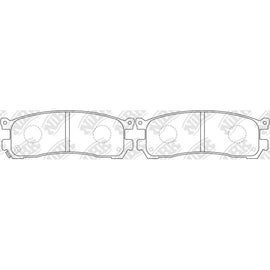 Rear Brake Pads For Mazda NIBK PN5290