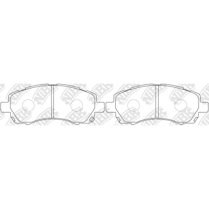 Front Brake Pads For Subaru Impreza Legacy