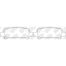 Load image into Gallery viewer, Rear Brake Pads For Subaru