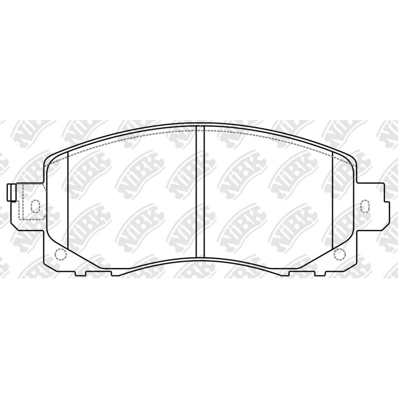 Front Brake Pads For Subaru NIBK PN7805