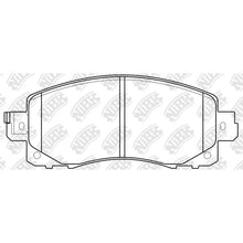 Load image into Gallery viewer, Front Brake Pads For Subaru NIBK PN7805