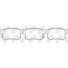 Load image into Gallery viewer, Rear Brake Pads For Honda Fiat Rover Suzuki