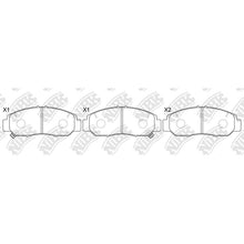 Load image into Gallery viewer, Front Brake Pads For Honda Acura