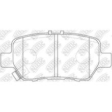 Load image into Gallery viewer, Rear Brake Pads For Honda Acura NIBK PN8512