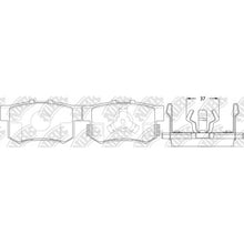 Load image into Gallery viewer, Rear Brake Pads For Honda Acura NIBK PN8807