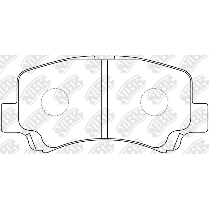 NIBK PN9406 Front Brake Pads For Suzuki Chery Hadei Naza