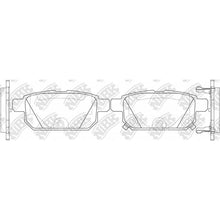Load image into Gallery viewer, NIBK PN9808 Rear Brake Pads For Nissan Suzuki Maruti Suzuki