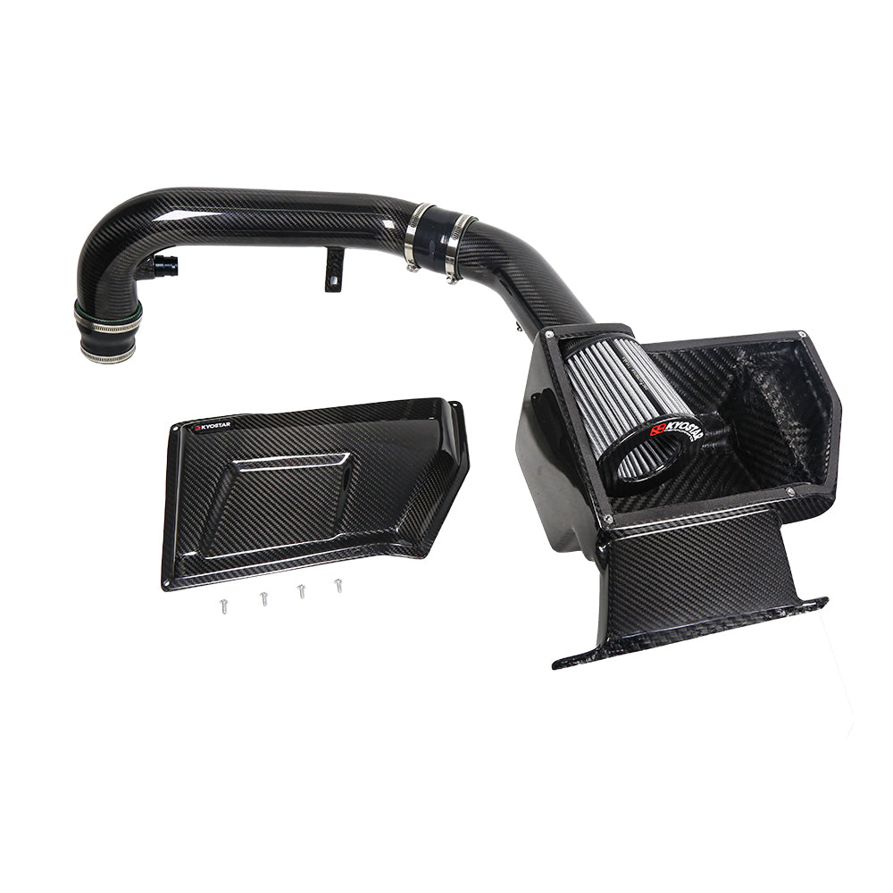 New 100% Carbon Fiber Cold Air Intake System Filter for VW Golf 6 GTI 2009-2013 EA888