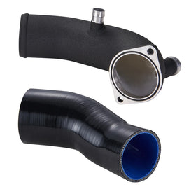 New Audi S4 S5 B9 Turbo Air Intake Hose High-Flow Silicone for Inlet Pipe