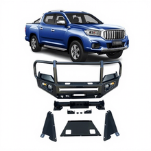 Load image into Gallery viewer, New Heavy Duty Steel Front Winch Bumper for Maxus T60/T70 2017-2021 4x4 Bull Bar-Black Powder Coated Bolt-On