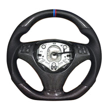 Load image into Gallery viewer, Real Carbon Fiber Car Steering Wheel for BMW E90 E91 E92 E93 3 Series 2004- 2013 (No Shift Paddle)