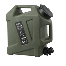 Load image into Gallery viewer, 12L Camping Water Container Portable Water Tank with Faucet Green-0