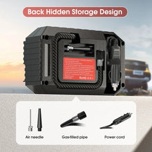 Load image into Gallery viewer, Mini Electric Air Pump 20L/Min Portable Tire Inflator Black-4