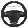Customized Car Steering Wheel Cover For BMW E60 E61 530d 545i 550i E63 E64 630i 645Ci 650i 2003-2010 Suede Leather Steering Wrap