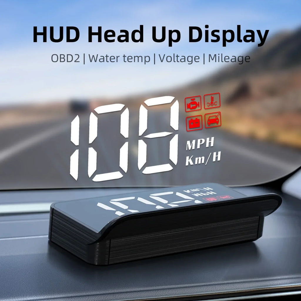 M3 Car HUD Display High Definition Windshield Projection Black-2