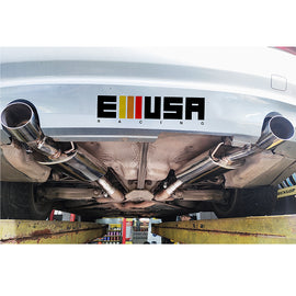 EM-016 2007-2013 BMW 335i 335is N54 N55 SS Exhaust Muffler With Tips
