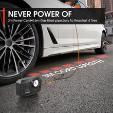 Load image into Gallery viewer, Mini Electric Air Pump 20L/Min Portable Tire Inflator Black-2