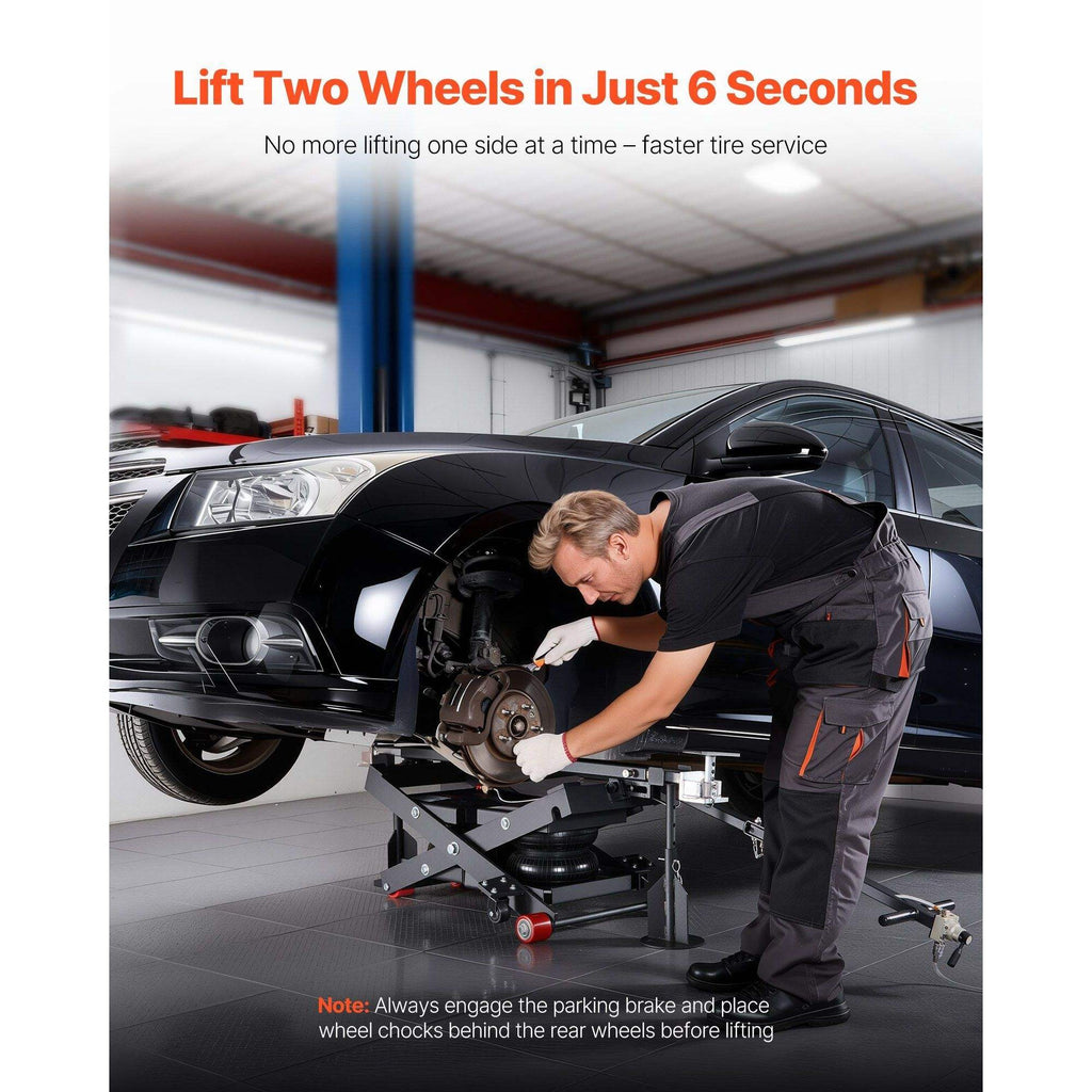 Portable Air Car Lift 6613 Lbs/3 Ton Capacity 21.7 Inch Max Height Adjustable Airbag Support Stand
