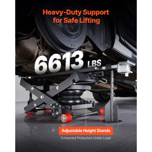 Load image into Gallery viewer, Portable Air Car Lift 6613 Lbs/3 Ton Capacity 21.7 Inch Max Height Adjustable Airbag Support Stand