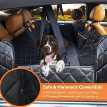 Load image into Gallery viewer, Car Seat Cover for Back Seat Hammock Style with Mesh Window Grey-4