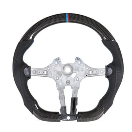 Steering Wheel Carbon Fiber Nappa Prefoed Leather Car Racing Steering Wheel Compatible for BMW M3 F30 F20 F22 F25 F32,F3