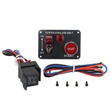 Load image into Gallery viewer, Type-A 9.5x6.5cm Universal Race Car Ignition Control Panel Switch Racing Ignition Switch Panel