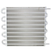 Load image into Gallery viewer, Universal 10-Row 15.5''x12.5''x0.75''  Aluminum Transmission Oil Cooler Manual Radiator Converter Kit